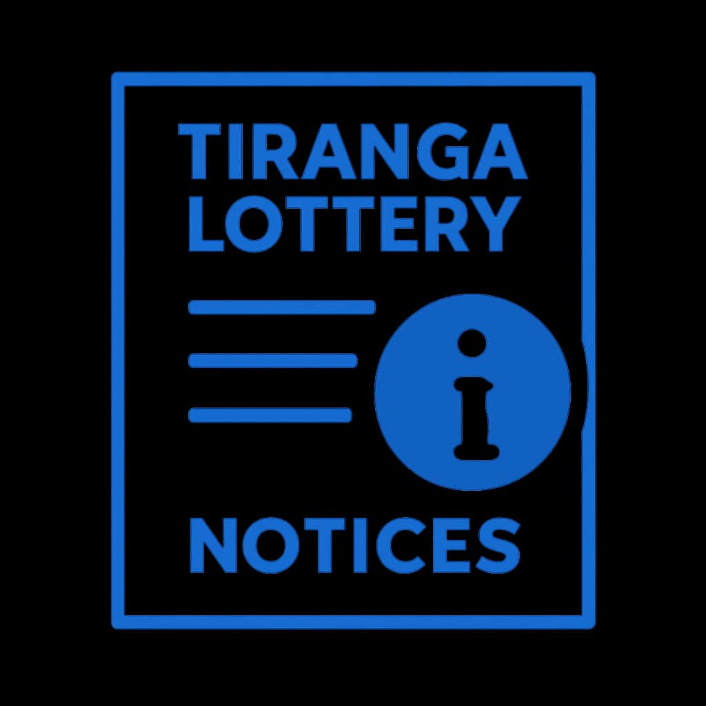 A professional badge representing Tiranga lottery Notices.