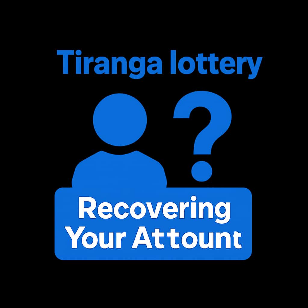 Icon representing account recovery for Tiranga lottery.