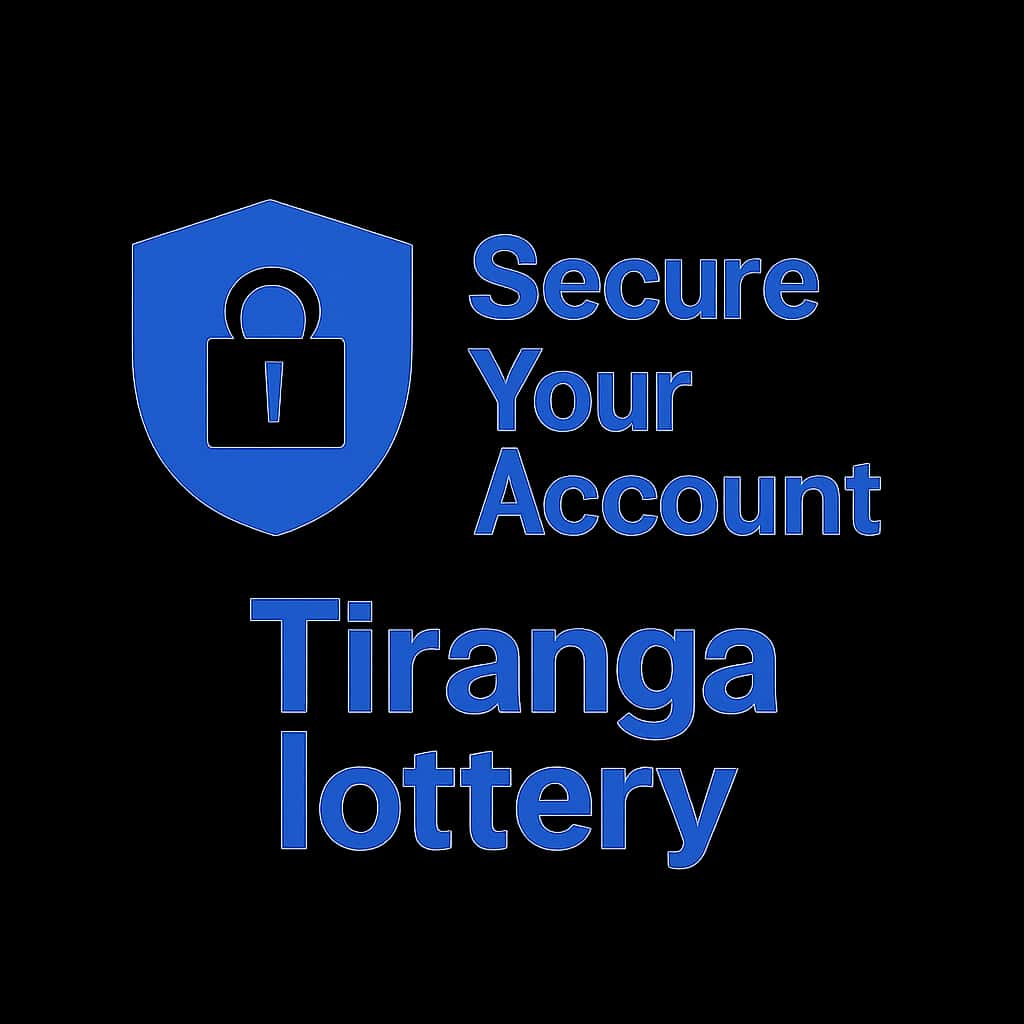 Icon representing security features for Tiranga lottery account.