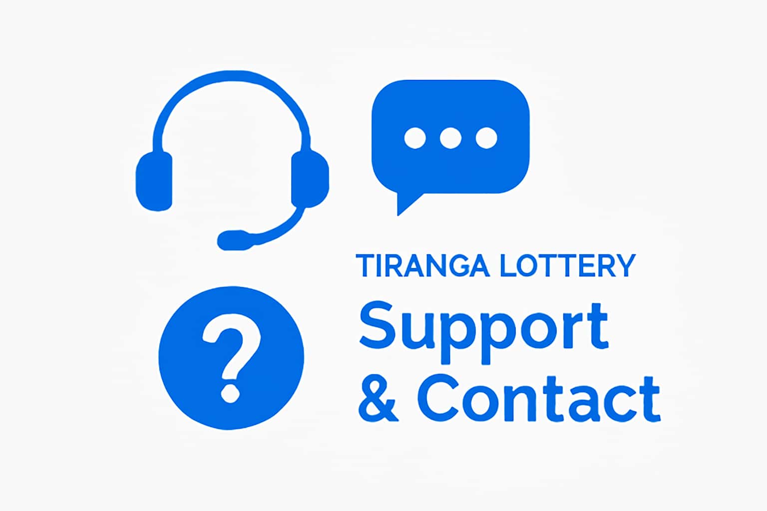 Tiranga lottery Support & Contact Interface
