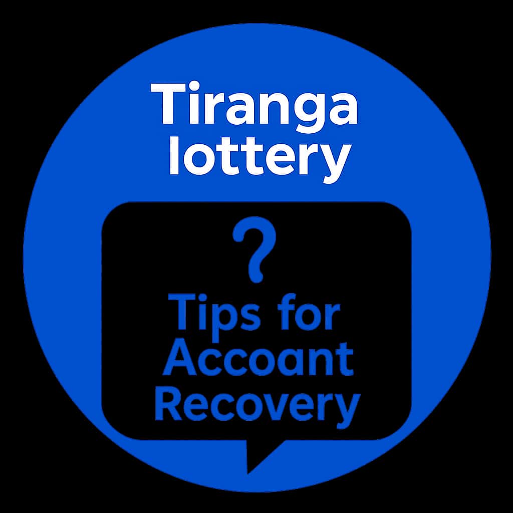 A professional badge concept illustrating tips for account recovery.
