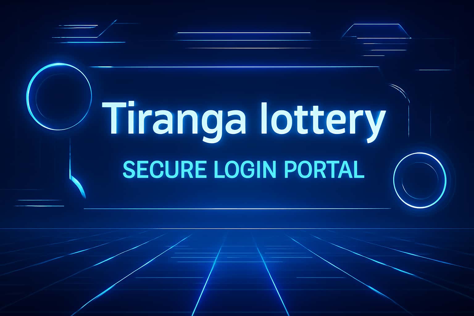 Futuristic secure login interface.